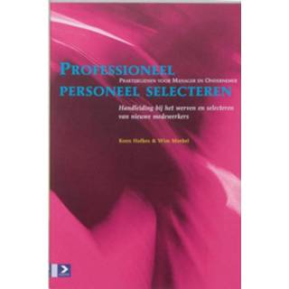 👉 Professioneel Personeel Selecteren - 9789052612720