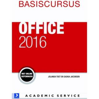 👉 Basiscursus Office 2016 9789462451704