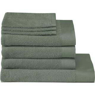 👉 Washandje graphite katoen grijs Seahorse Pure Set - 3 Washandjes + Baddoeken 1 Douchelaken 8719002110052