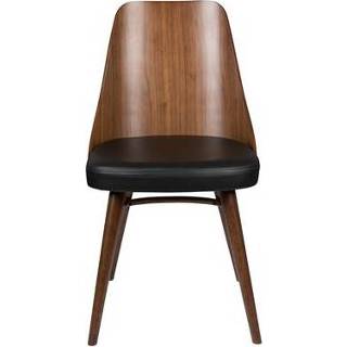 👉 Eetkamer stoel polyester hout bruin Dutchbone Chaya Eetkamerstoel 8718548049734
