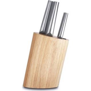 👉 Messenhouder hout wit Messenblok 6-delig - Berghoff Essentials 5413821078731
