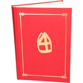 👉 Mijter rood papier Sinterklaasboek Met 350 Paginas 8719538751439