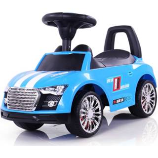 👉 Loopauto blauw kunststof Milly Mally Raceauto Junior 5901761122459