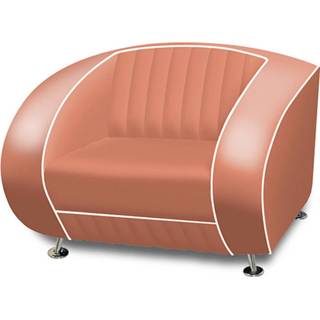 👉 Retro fauteuil rose Bel Air Sf-01 Dusty 8719747282557