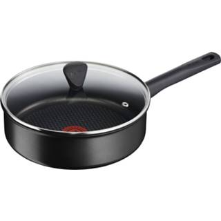 👉 Hapjespan recycled aluminium zwart Tefal So - ø 24 Cm 3168430278493