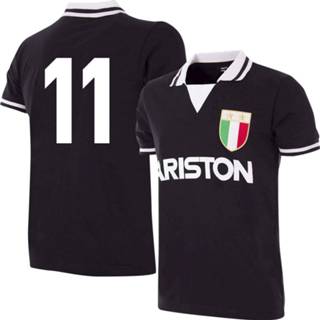 👉 Retroshirt zwart unisex XXL nederland voetbalshirts volwassen juventus Retro Shirt Uit 1986-1987 + Nummer 11 - 5059067630113