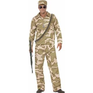 👉 Groen synthetisch mannen Desert trooper verkleedkleding voor heren