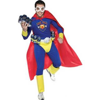 👉 Verkleedkostuum synthetisch multikleur mannen Superheld Bier Man Verkleed Kostuum 8718758544852