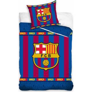 👉 Dekbedovertrek blauw rood geel Carbotex Fcb 140 X 200 Cm Blauw/rood/geel 5902689434921