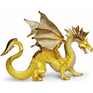 👉 Speelfiguur goud kunststof jongens Safari Draak 12 X 8 Cm 609366101187
