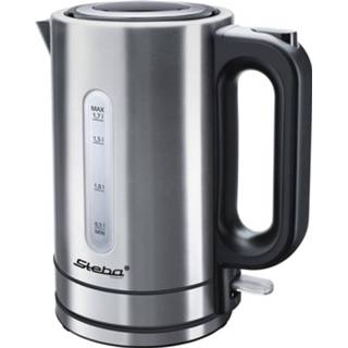 👉 Waterkoker RVS zilverkleurig - Steba Wk20 1,7l 4011833303356