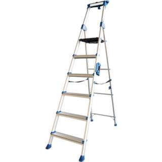 👉 Huishoudtrap aluminium Alumexx Up - 6 Treden 8719324348553