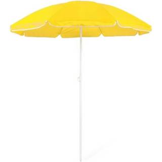 Tuinparasol geel nylon Verstelbare Strand/tuin Parasol 150 Cm - Zonbescherming Voordelige Parasols 8720147288902