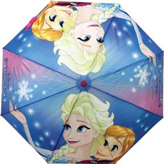 👉 Paraplu roze paars kunststof meisjes Chanos Frozen 46 Cm Roze/paars 5203199034800
