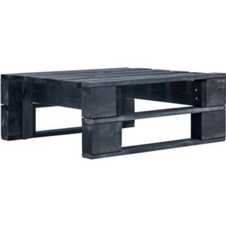 Zwart hout Vidaxl Tuinhocker Pallet 8719883692852