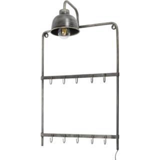 👉 Kapstok metaal grijs Dimehouse Industriële - 10 Haken 1-lichts 7106613395540