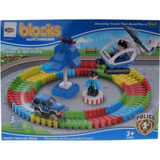 👉 Luna Flexy Blocks Politie Bouwset Glow In The Dark 96-delig 5205698251764