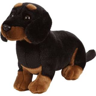 👉 Hondenknuffel pluche polyester bruin Teckel Honden Knuffel 20 Cm - Huisdieren Knuffels Speelgoed 5037832309082