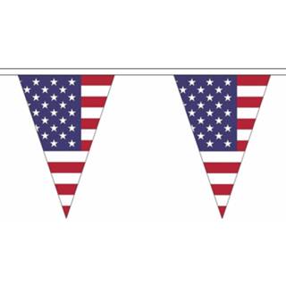 👉 Vlaggenlijn amerika polyester multikleur 3x 5 Meter - Amerikaanse Vlag Supporter Artikelen Landen Decoratie/versiering 8720147786064