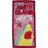 👉 Badlaken roze katoen Jaws Junior 70 X 140 Cm 8719817564309