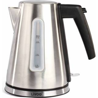 👉 Waterkoker RVS zilverkleurig Livoo 1.7 Liter 3523930091759