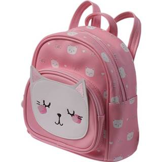 👉 Rugzak polyester roze kinderen Gamberritos Kinderrugzak 26 X 22 Cm Poes 8432443611376