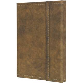 👉 Notitieboek bruin Conceptum 194blz Hard Vintage Brown 207x280mm Geruit 4004360847592