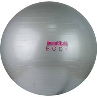 👉 PVC grijs vrouwen Women's Health Gym Ball - Fitnessbal 55 Cm 4251563243007