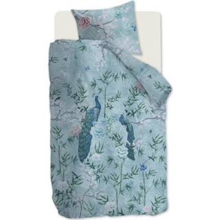 👉 Dekbedovertrek blauw donkergroen katoen Beddinghouse Mei Li - 1-persoons (140x200/220 Cm + 1 Sloop) Blue Green 8719931175894