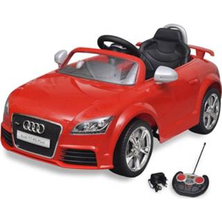 👉 Elektrische auto rood synthetisch Vidaxl Audi Tt Rs Met Afstandsbediening 8718475931409