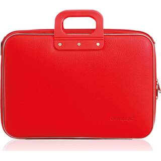 👉 Zakelijke laptoptas rood kunstleder Bombata 15 Inch Business 8051406337186
