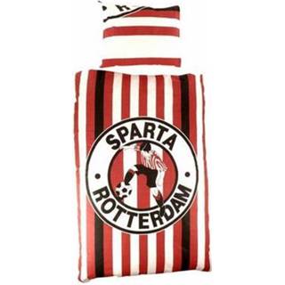 Dekbedovertrek rood katoen Sparta - 100% 1-persoons (140x200 Cm + 1 Sloop) Stuk (65x65 Cm) 8719151059912