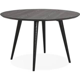 👉 Ronde eettafel zwart 24designs Sami 4 A 5 Personen - Ø120 X 75 Cm Essenhout 8720195951711