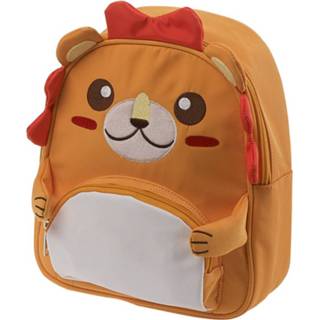 👉 Rugzak polyester bruin kinderen Gamberritos Kinderrugzak 26 X 22 Cm Leeuw 8432443611338
