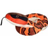 👉 Knuffel bruin oranje pluche Wild Republic Watermoccasin Slang 137 Cm Bruin/oranje 92389207293