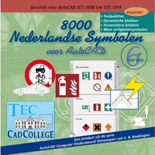 👉 8000 Nederlandse Symbolen Voor Autocad 9789072487841