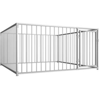 👉 Hondenkennel Vidaxl Voor Buiten 200x200x100 Cm 8718475737698