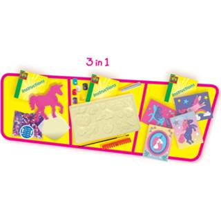 👉 Knutselset multikleur Ses Creative 3 In 1 Glitter Unicorns 8710341147198
