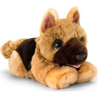 👉 Hondenknuffel bruin pluche polyester kinderen Keel Toys Herdershond Honden Knuffel 32 Cm - Knuffeldieren Speelgoed Voor Kind 8720147878295