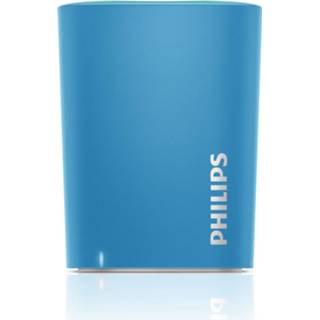 Luidspreker blauw Philips Bt100a Speaker - Draadloos 8712581720681