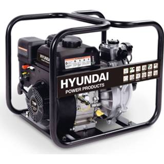 👉 Schoonwaterpomp zwart Hyundai Hogedruk Waterpomp / 'High Pressure' - 208cc 7pk Benzine Motor 500 Liter Per Minuut 50mm 8718502576450