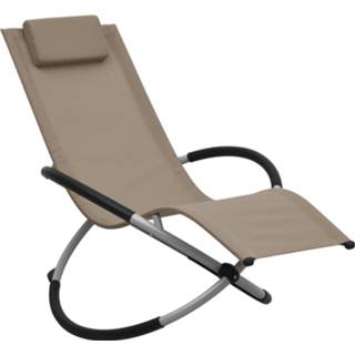 👉 Staal metaal bruin kinderen Vidaxl Kinderligbed Taupe 8719883754024
