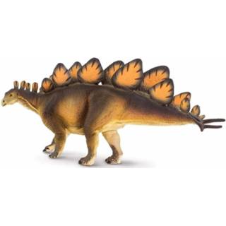 👉 Speelfiguur bruin kunststof Safari Stegosaurus Junior 20,5 X 9,5 Cm 95866003487