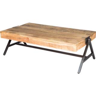 👉 Salontafel hout bruin Dimehouse Avia - 70 X 120 Cm Industrieel Rechthoek 7106613284073