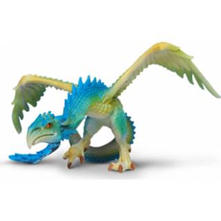 👉 Speelfiguur blauw kunststof Safari Draak Wyvern Junior 18 Cm 609366101248