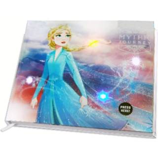 👉 Notitieboek blauw karton papier multikleur kinderen meisjes Kids Licensing Frozen 2 Karton/papier 8435507831529