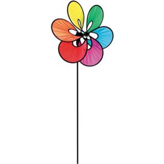 👉 Windmolen kunststof multikleur Invento Paradise Flower Rainbow 35 X 82 Cm 4031169035509