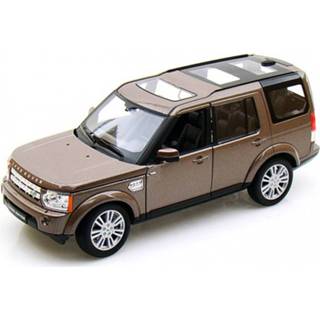 👉 Modelauto bruin metaal Land Rover Discovery Suv 2012 20 X 8 Cm - Schaal 1:24 Speelgoedauto Miniatuurauto 4045591037987