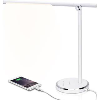 👉 Bureaulamp wit aluminium Aigostar Vince - Led Dimbaar 8w 8433325202750