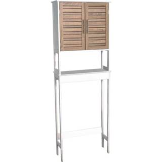 👉 Legplank bruin MDF Toiletombouw Stockholm 2 Deuren En 1 23x63x179 Cm - 6013926674686